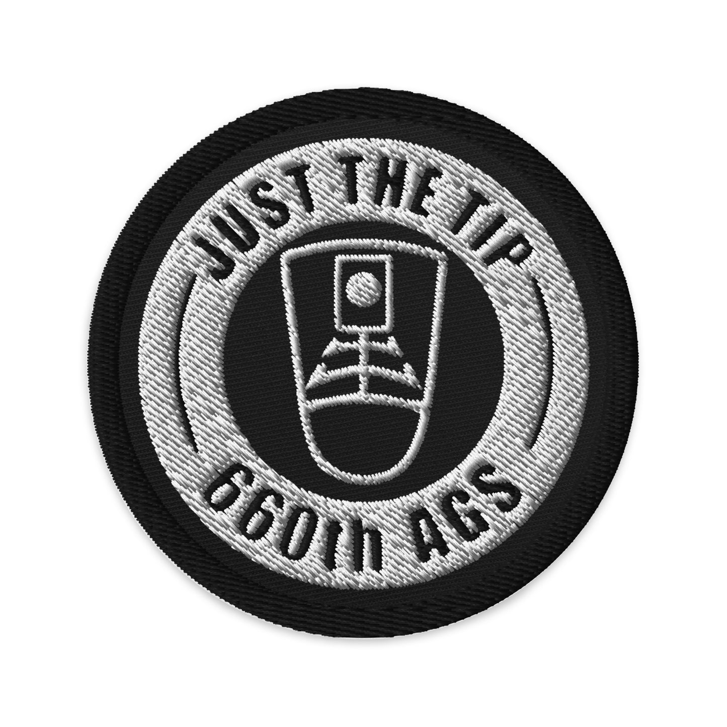 Embroidered patches 660 AGS "JUST THE TIP" UARRSI Logo