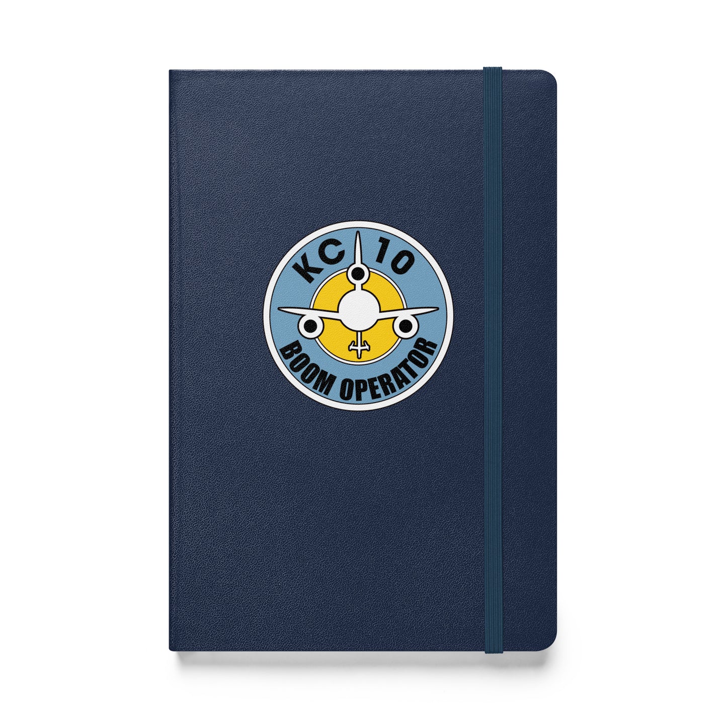 "Boom Operator" KC-10 Classic Logo Hardcover bound notebook