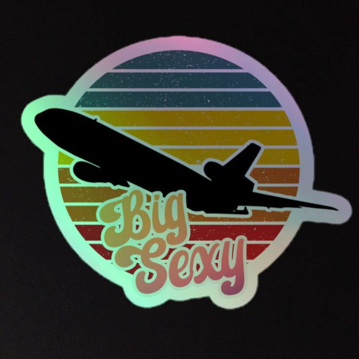 Holographic " Big Sexy" KC-10 Stickers