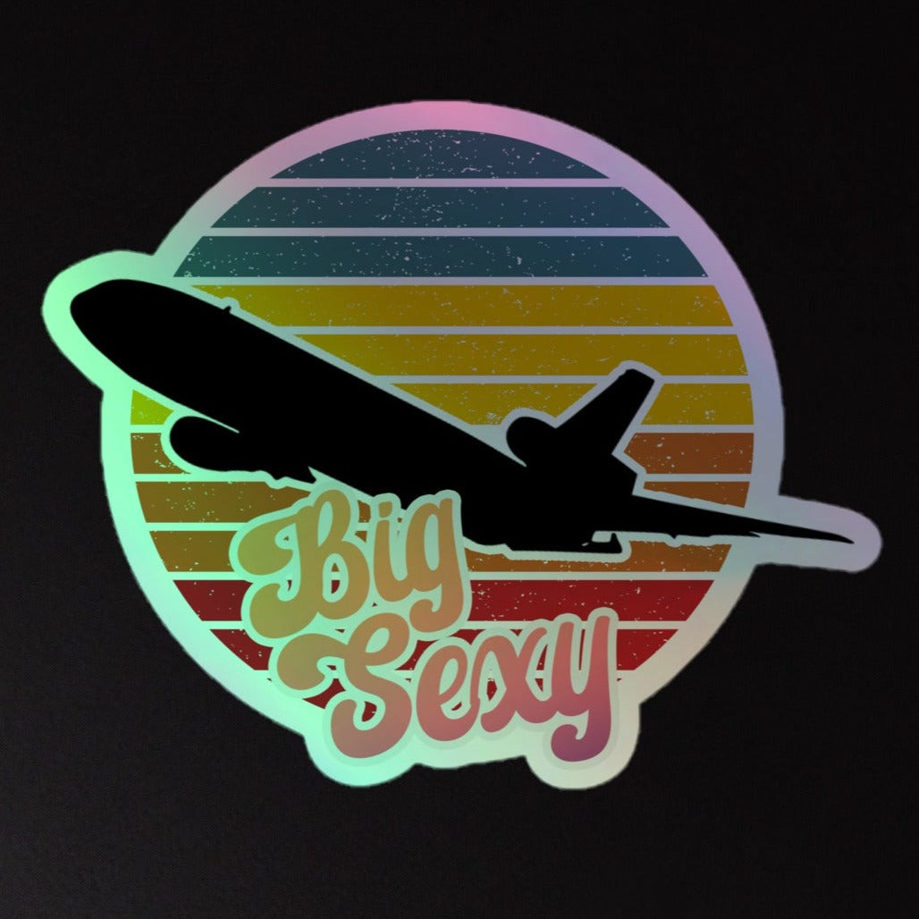 Holographic " Big Sexy" KC-10 Stickers