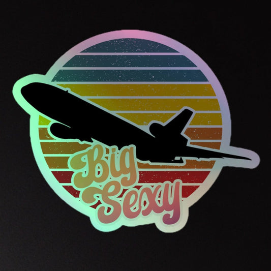 Holographic " Big Sexy" KC-10 Stickers