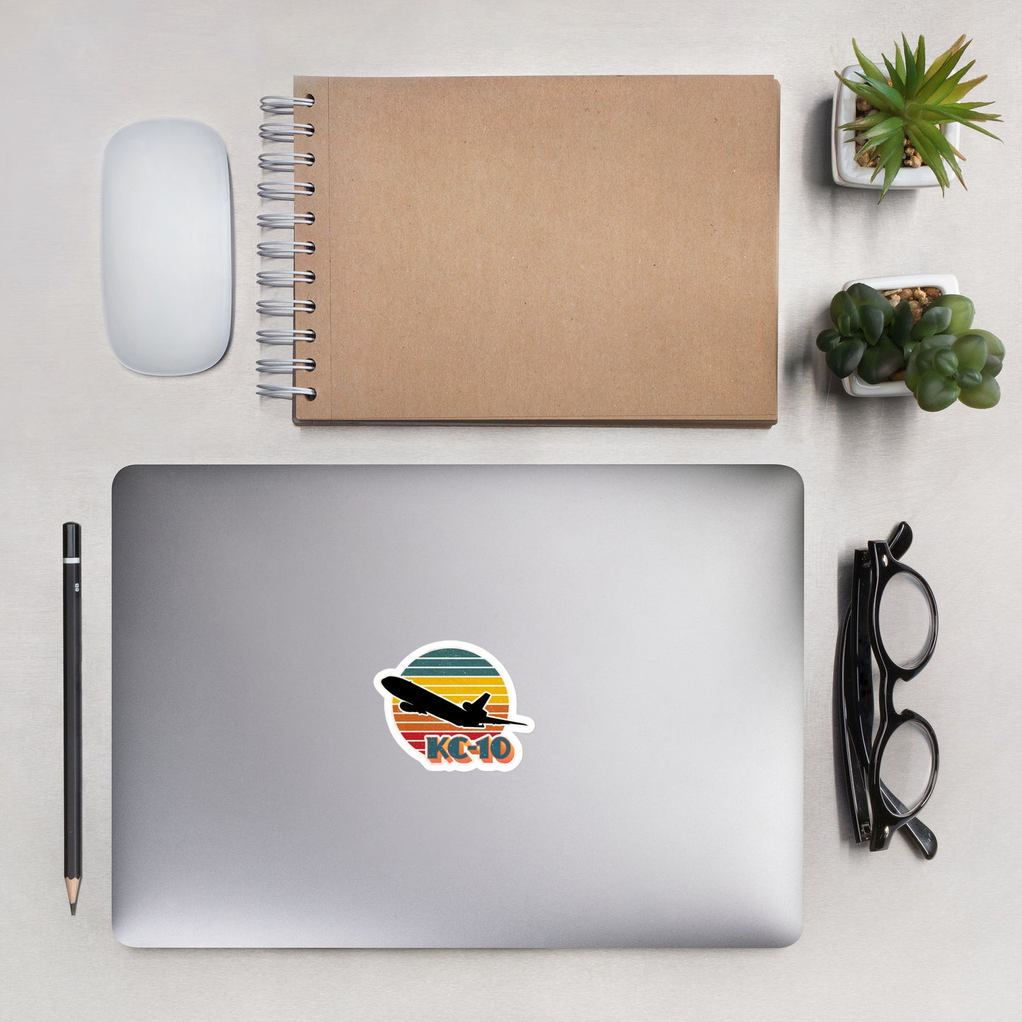 KC-10 Retro Vibe Bubble-free stickers