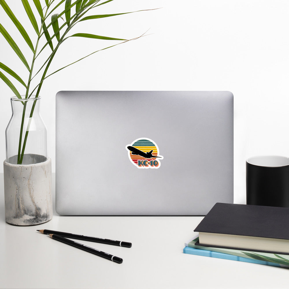 KC-10 Retro Vibe Bubble-free stickers