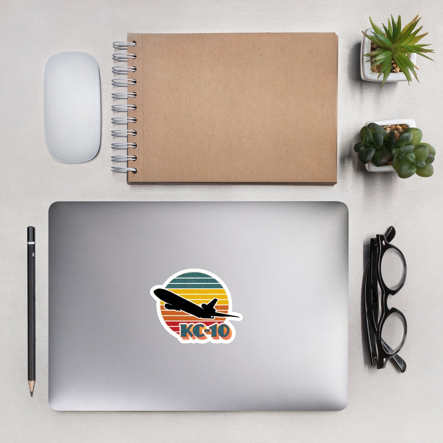 KC-10 Retro Vibe Bubble-free stickers