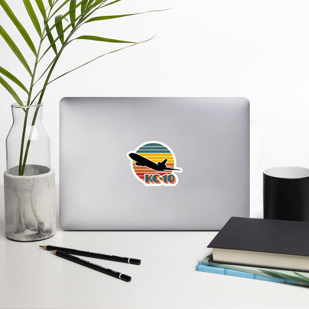 KC-10 Retro Vibe Bubble-free stickers