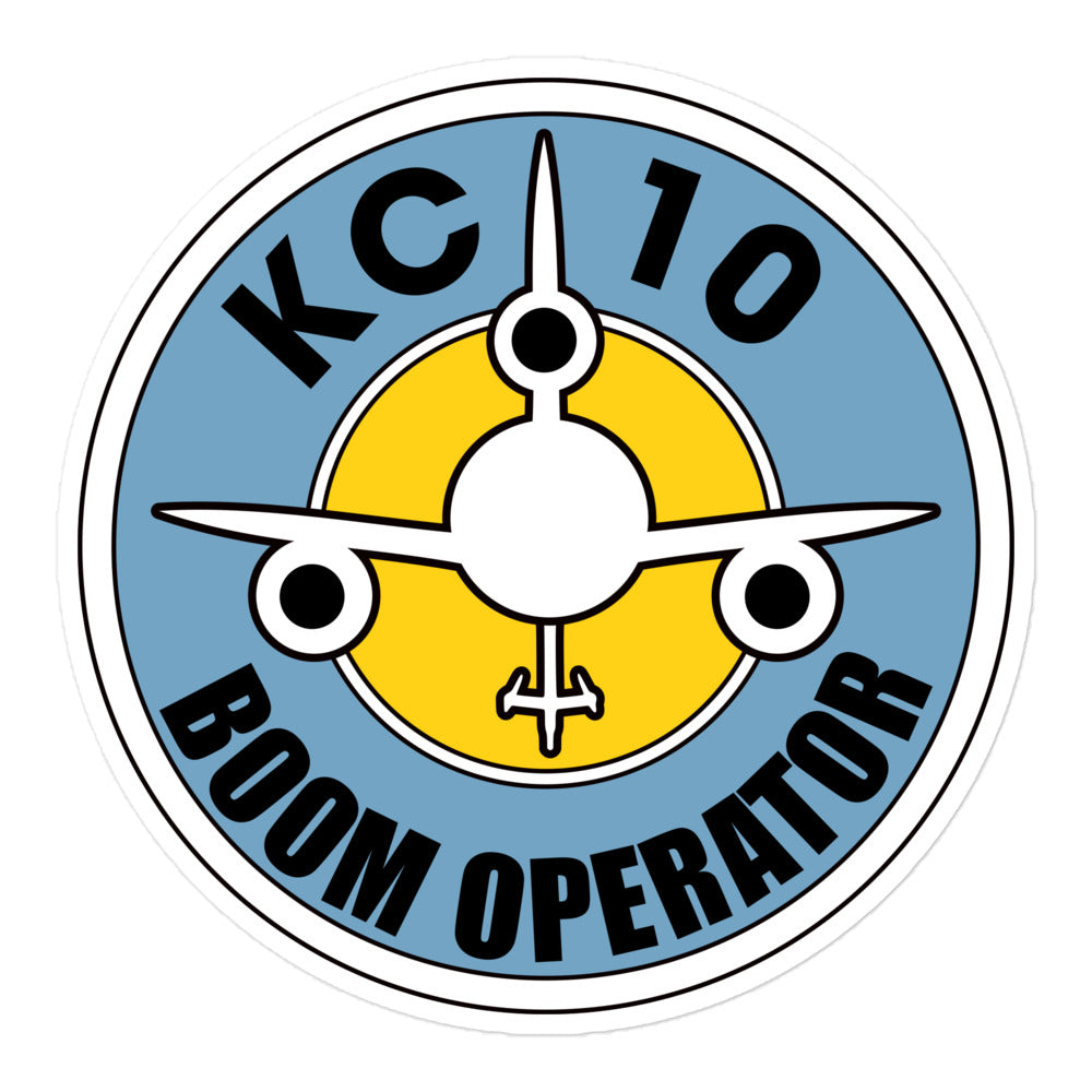 KC-10 Boom Down "Boom Operator" Bubble-free stickers