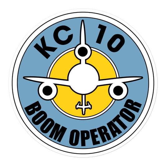 KC-10 Boom Down "Boom Operator" Bubble-free stickers