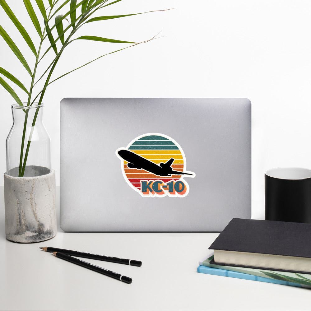 KC-10 Retro Vibe Bubble-free stickers