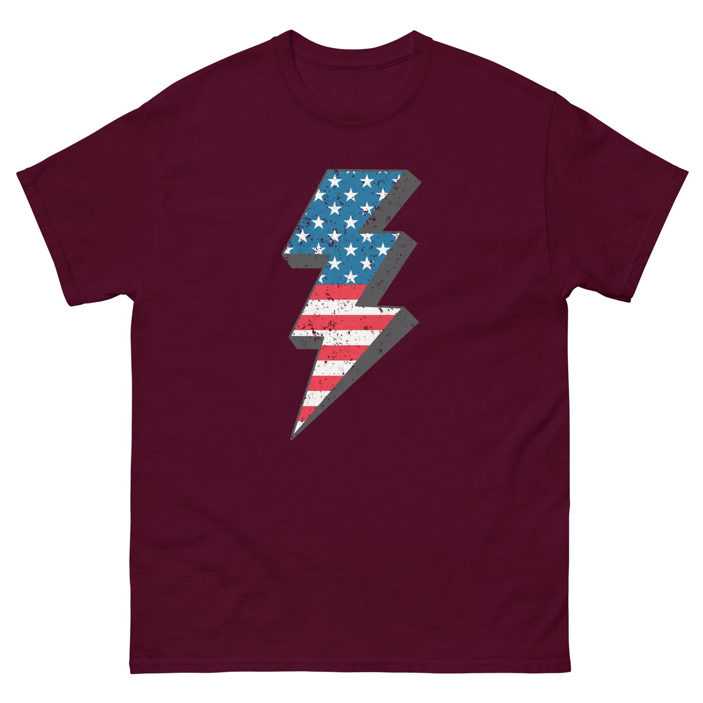 Men's classic tee 4th of July. America's Bolt