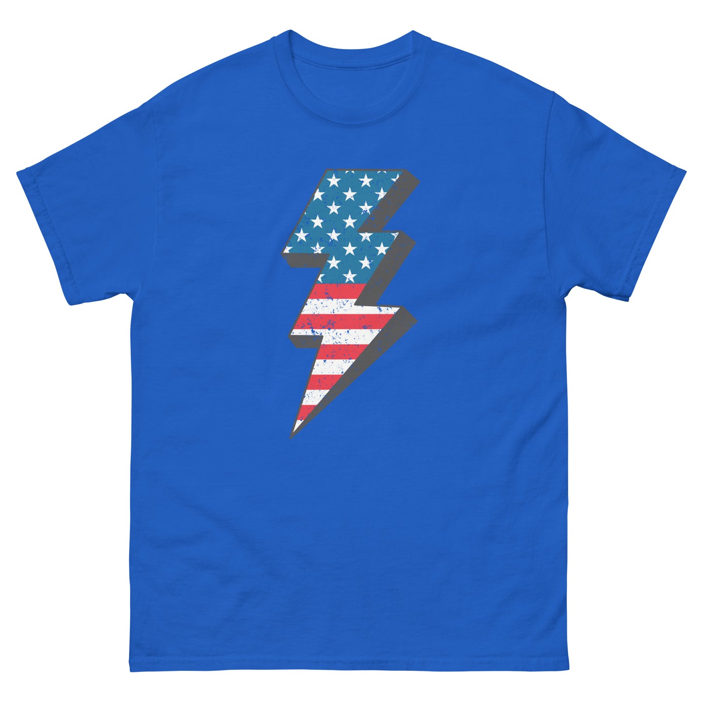 Men's classic tee 4th of July. America's Bolt