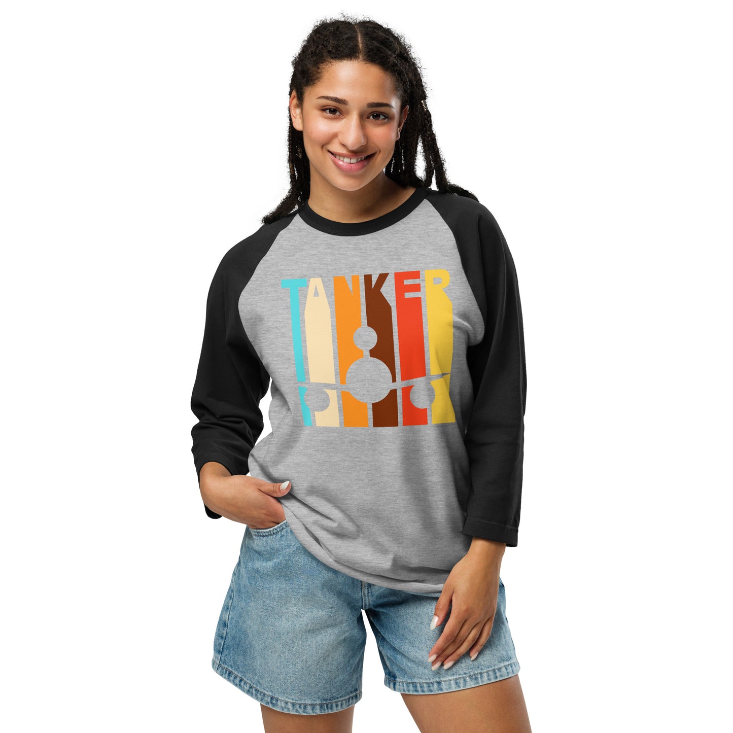 TANKER KC-10 3/4 sleeve raglan shirt