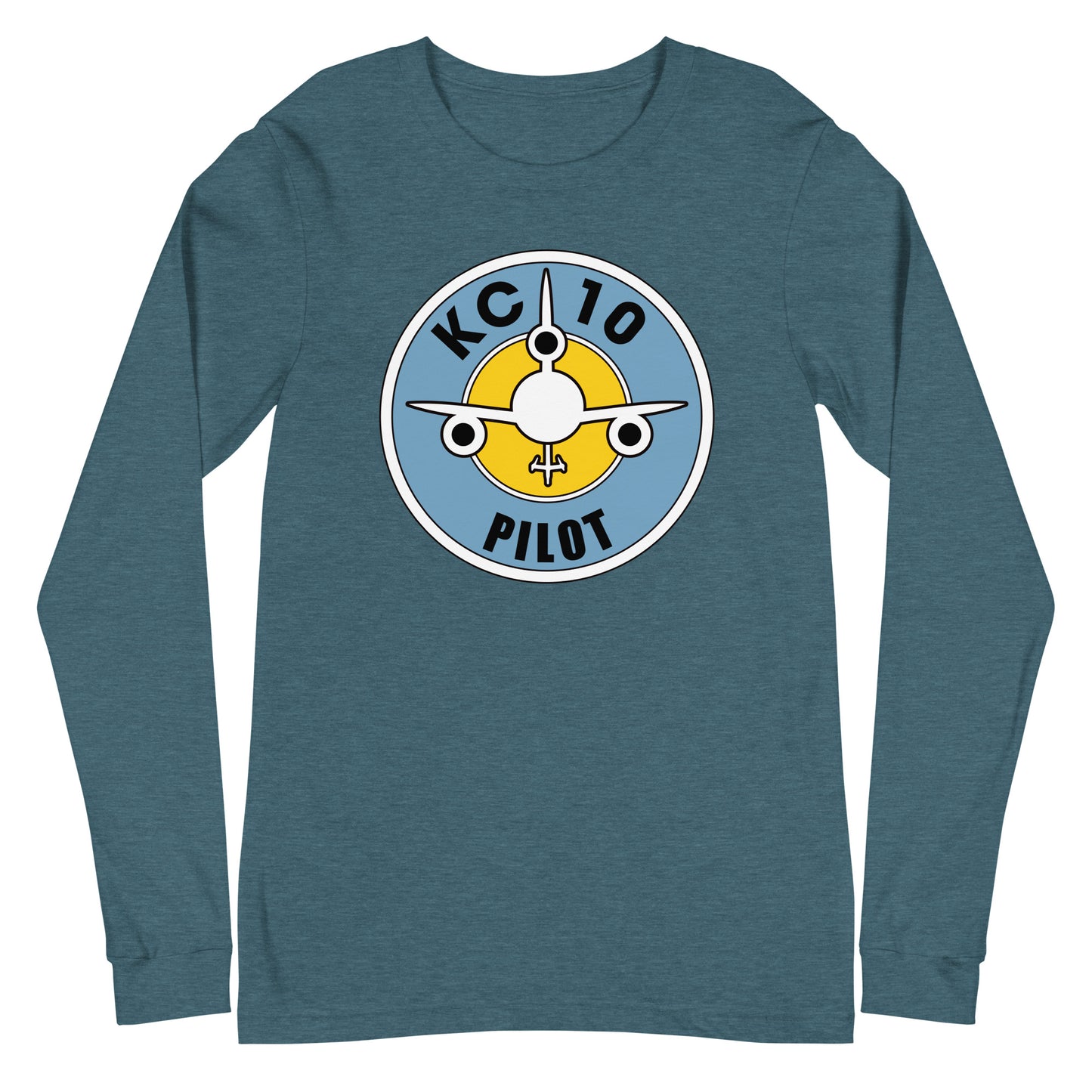 Pilot KC-1 Boom-down Unisex Long Sleeve Tee