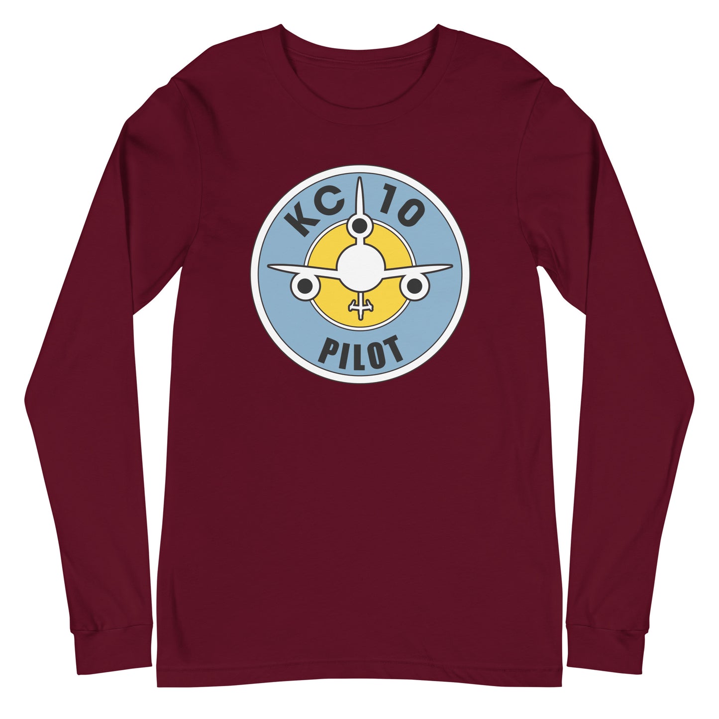 Pilot KC-1 Boom-down Unisex Long Sleeve Tee
