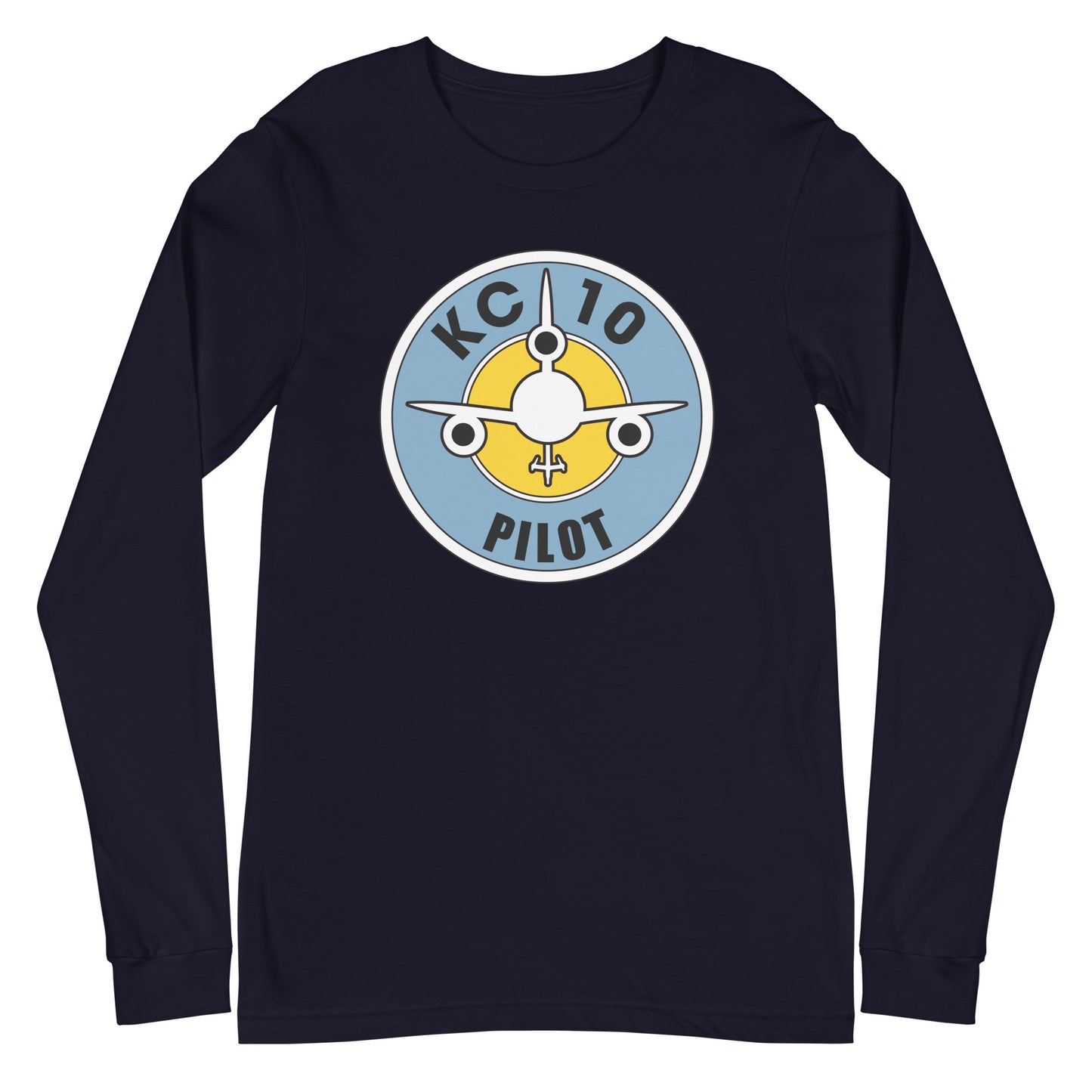 Pilot KC-1 Boom-down Unisex Long Sleeve Tee