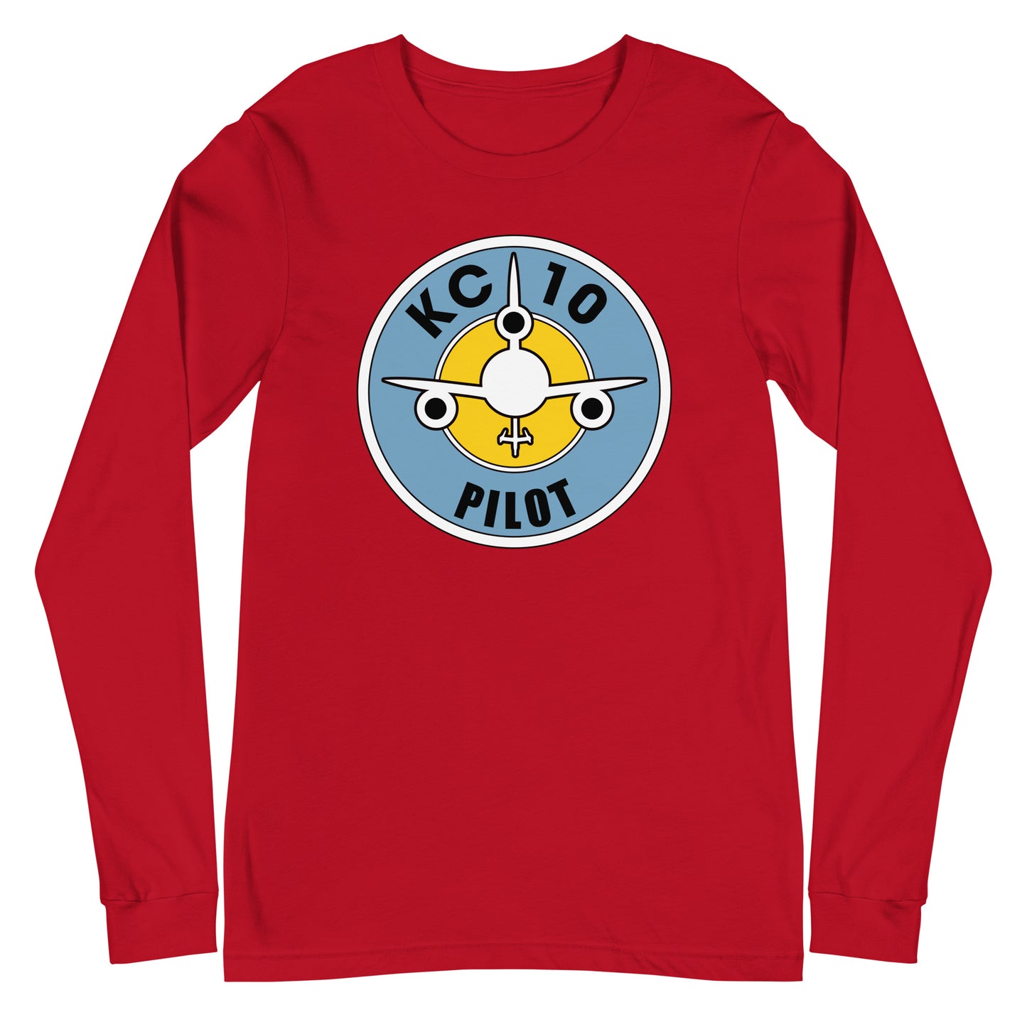 Pilot KC-1 Boom-down Unisex Long Sleeve Tee