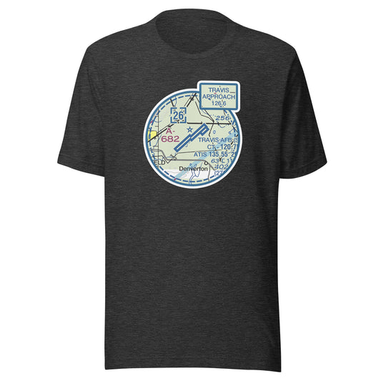 KSUU NAV MAP Travis AFB  T-Shirt
