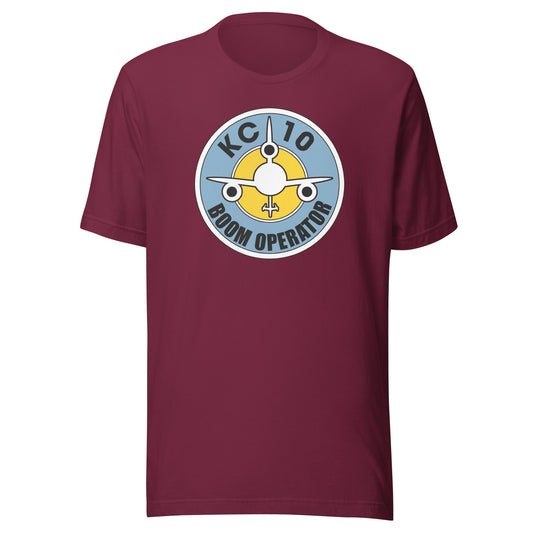 KC-10 "Boom Operator" Boom-Down Logo Unisex t-shirt