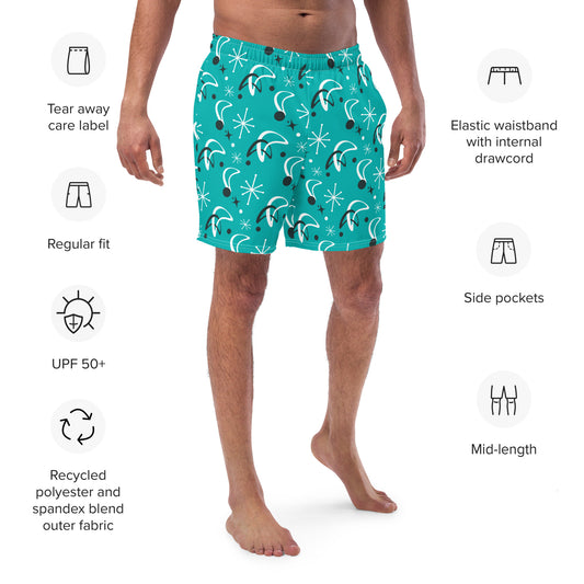 Retro Atomic Age Men's swim trunks