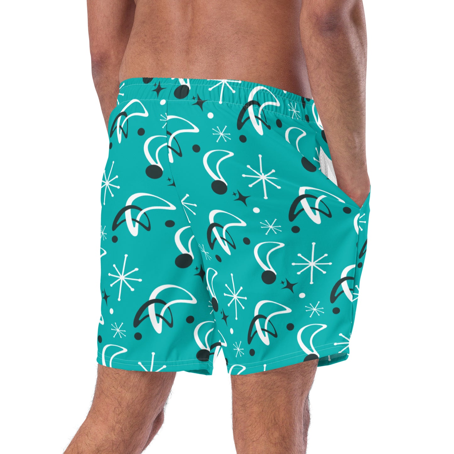 Retro Atomic Age Men's swim trunks