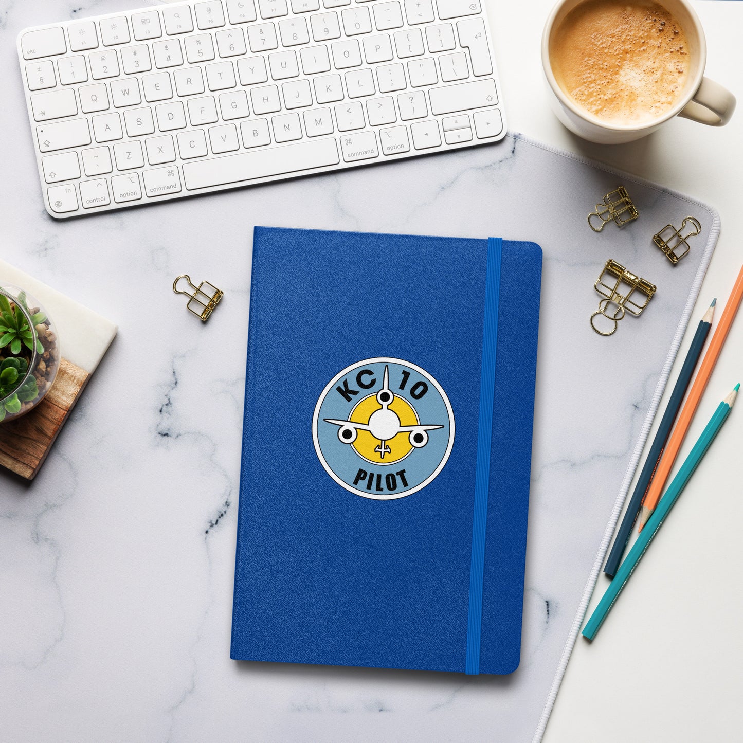 "Pilot" KC-10 Classic Logo Hardcover bound notebook