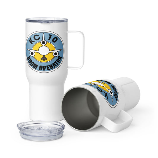 KC-10 "BOOM OPERATOR" Travel Mug w/ Handle