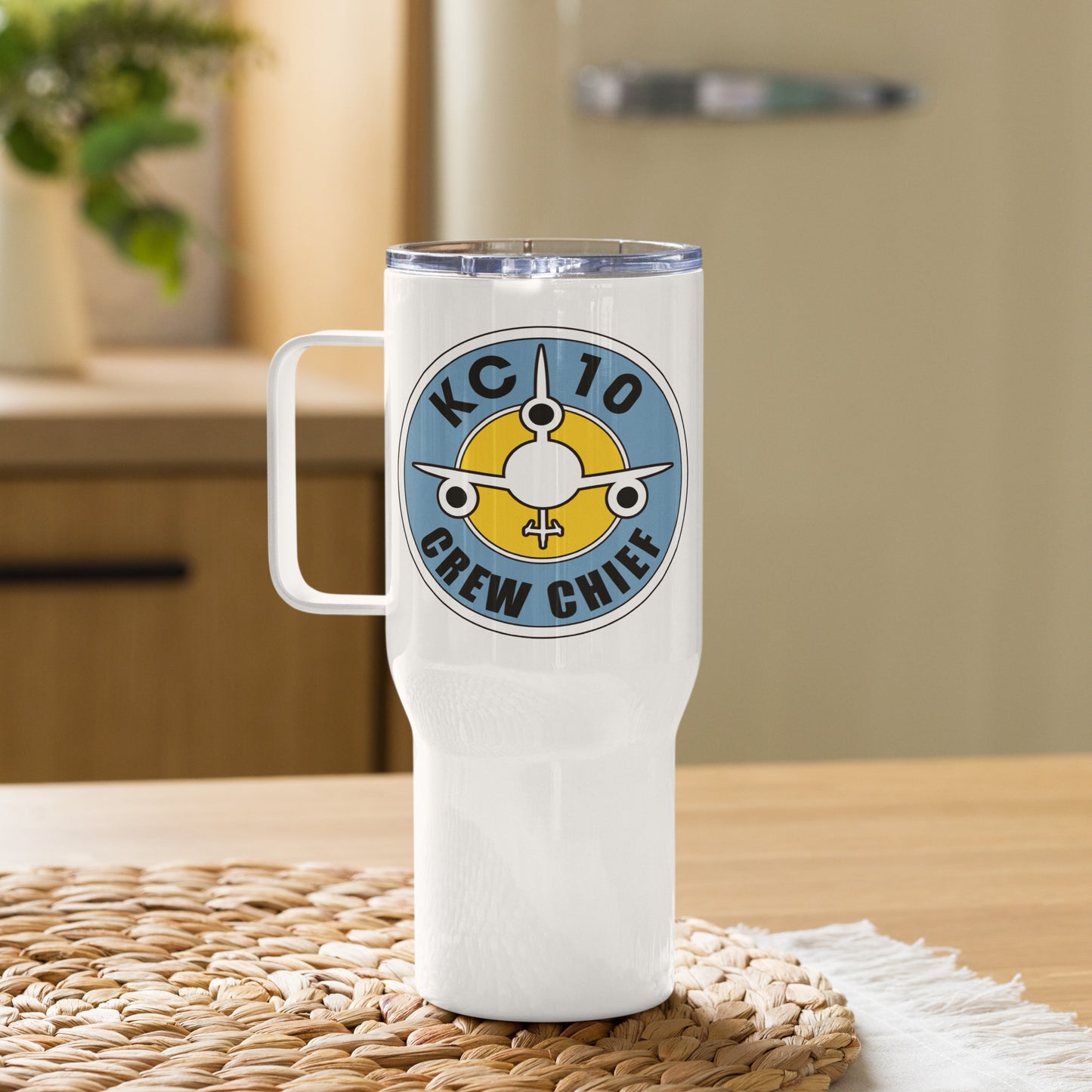 KC-10 "CREW CHIEF" Travel Mug w/ Handle