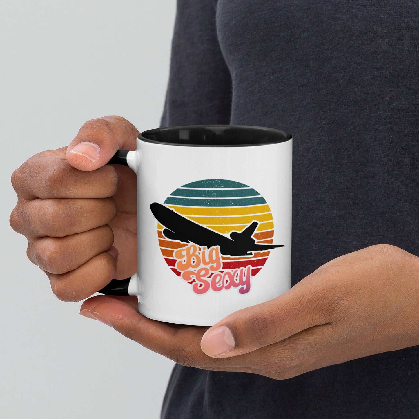 “Big Sexy” KC-10 Mug with Color Inside