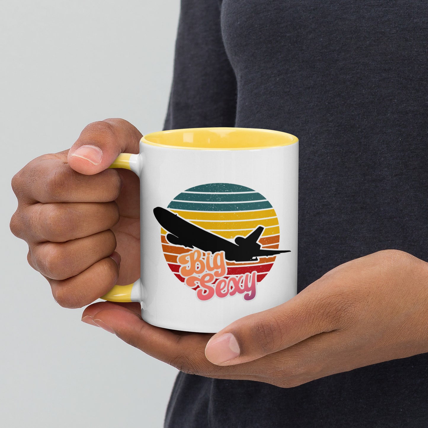 “Big Sexy” KC-10 Mug with Color Inside