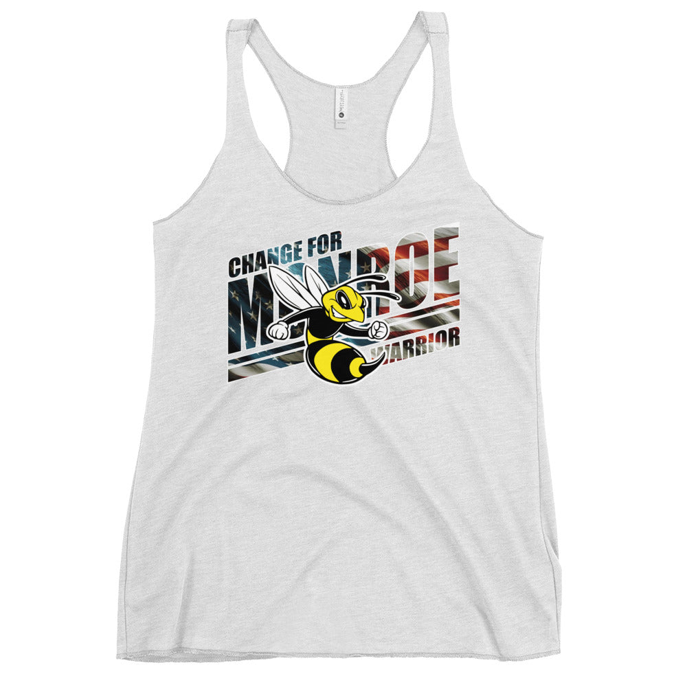 Change For Monroe Warrior Women's Racerback Tank