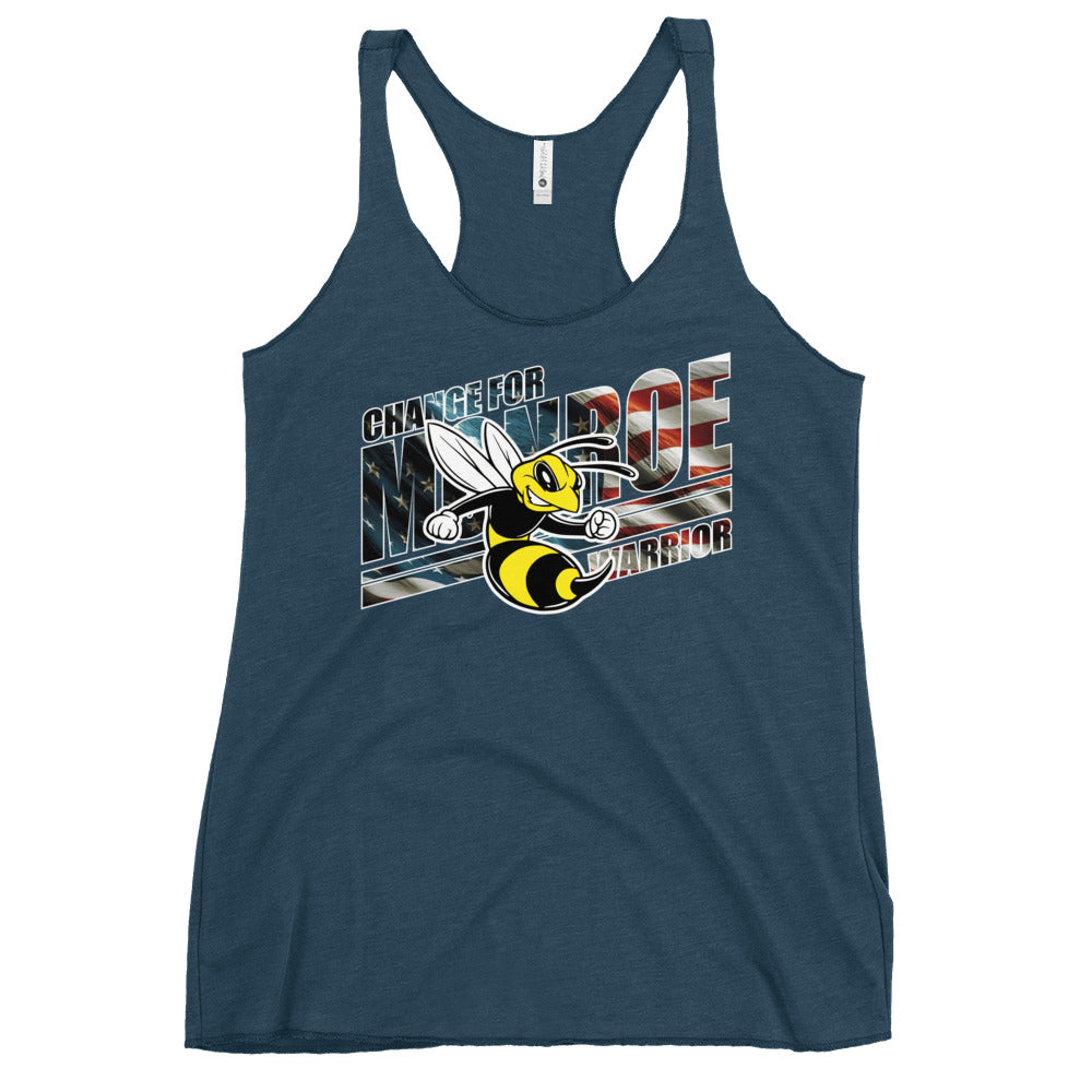 Change For Monroe Warrior Women's Racerback Tank