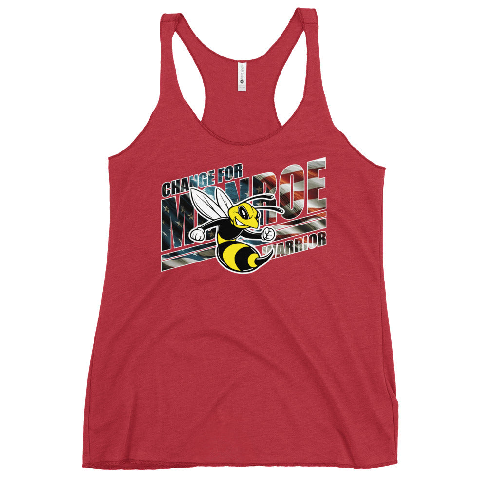 Change For Monroe Warrior Women's Racerback Tank